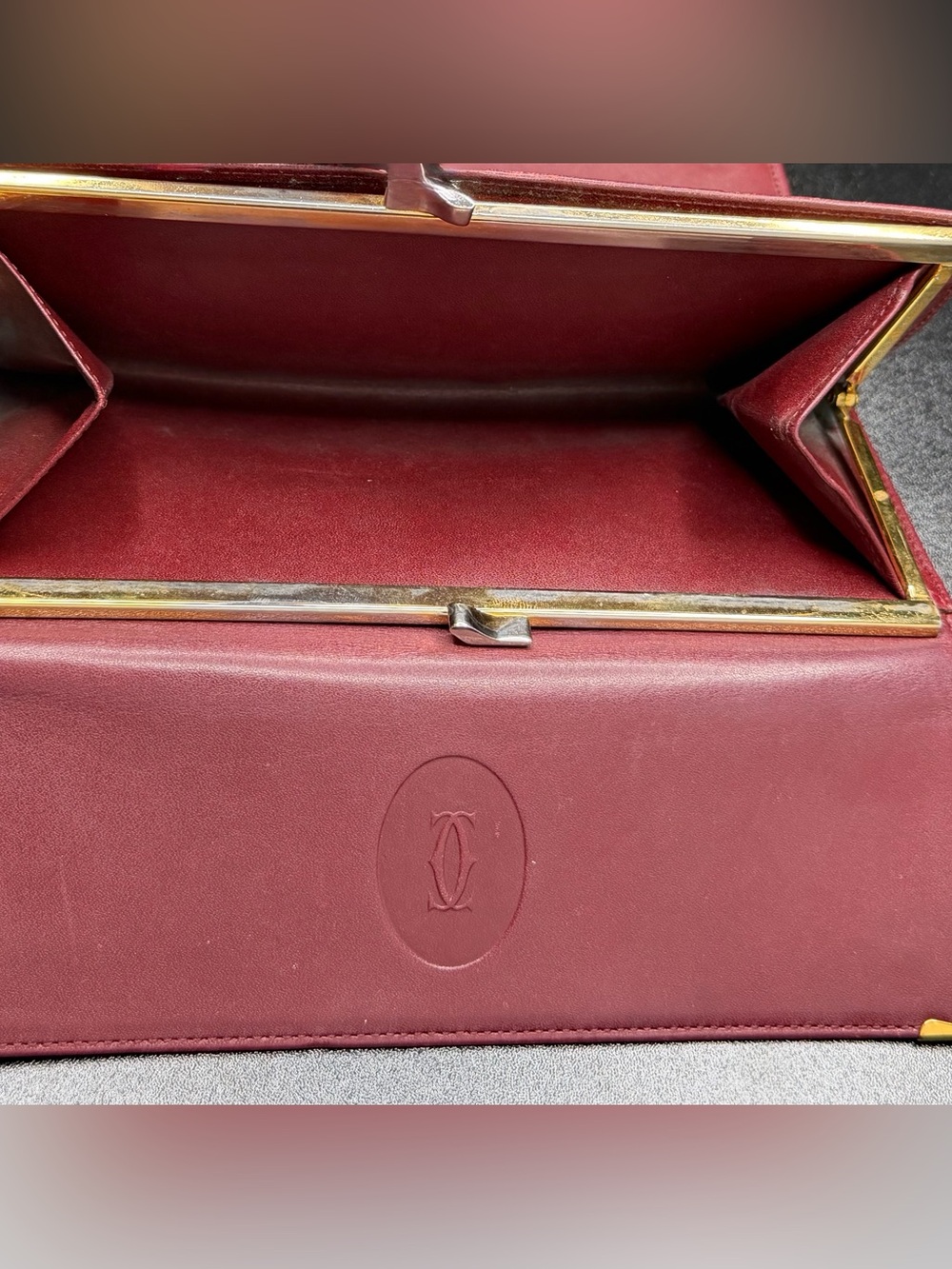 Must de Cartier International Bifold Wallet/WOC Crossbody Bag/Clutch |COC+DB - Picture 12 of 13